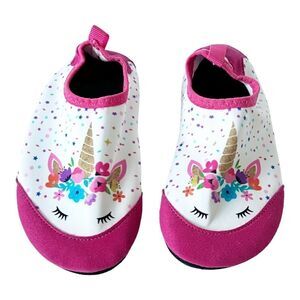 JOINFREE Girls Unicorn Print Swim Water Shoes